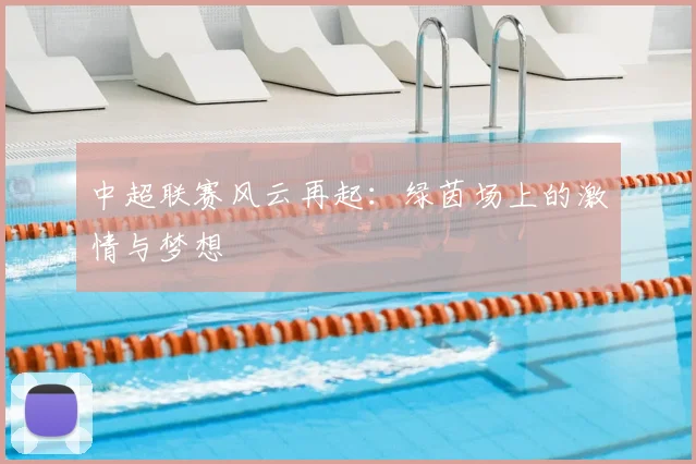 中超联赛风云再起：绿茵场上的激情与梦想