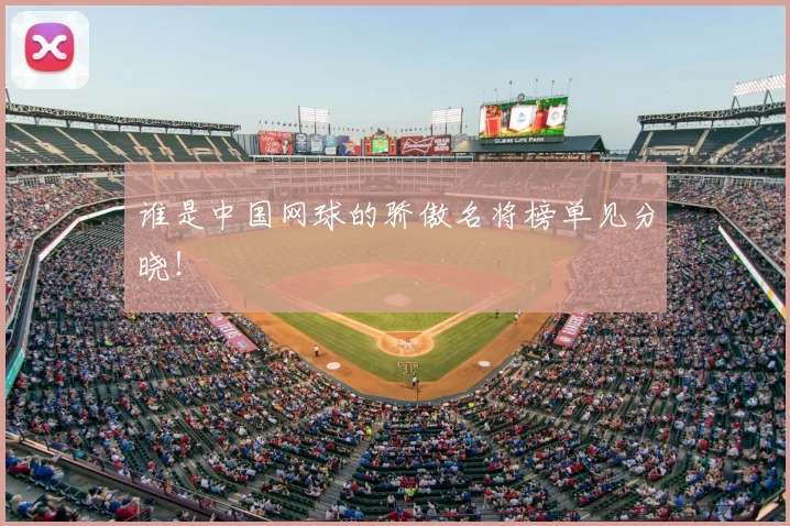 谁是中国网球的骄傲名将榜单见分晓！